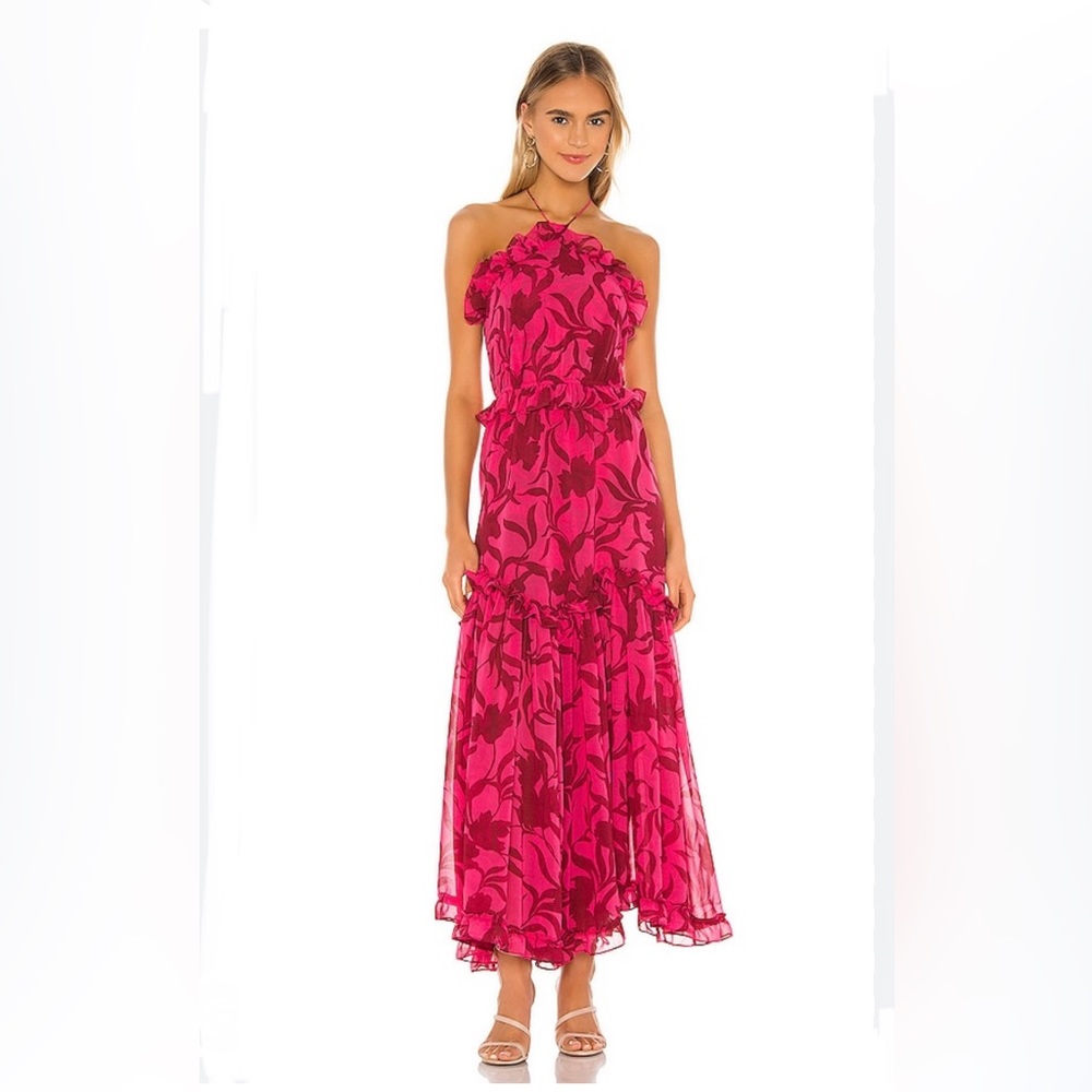 MISA Los Angeles X REVOLVE Dallin Floral Dress (Small)